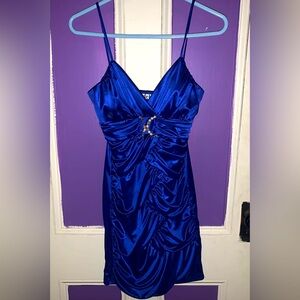 Blue prom dress